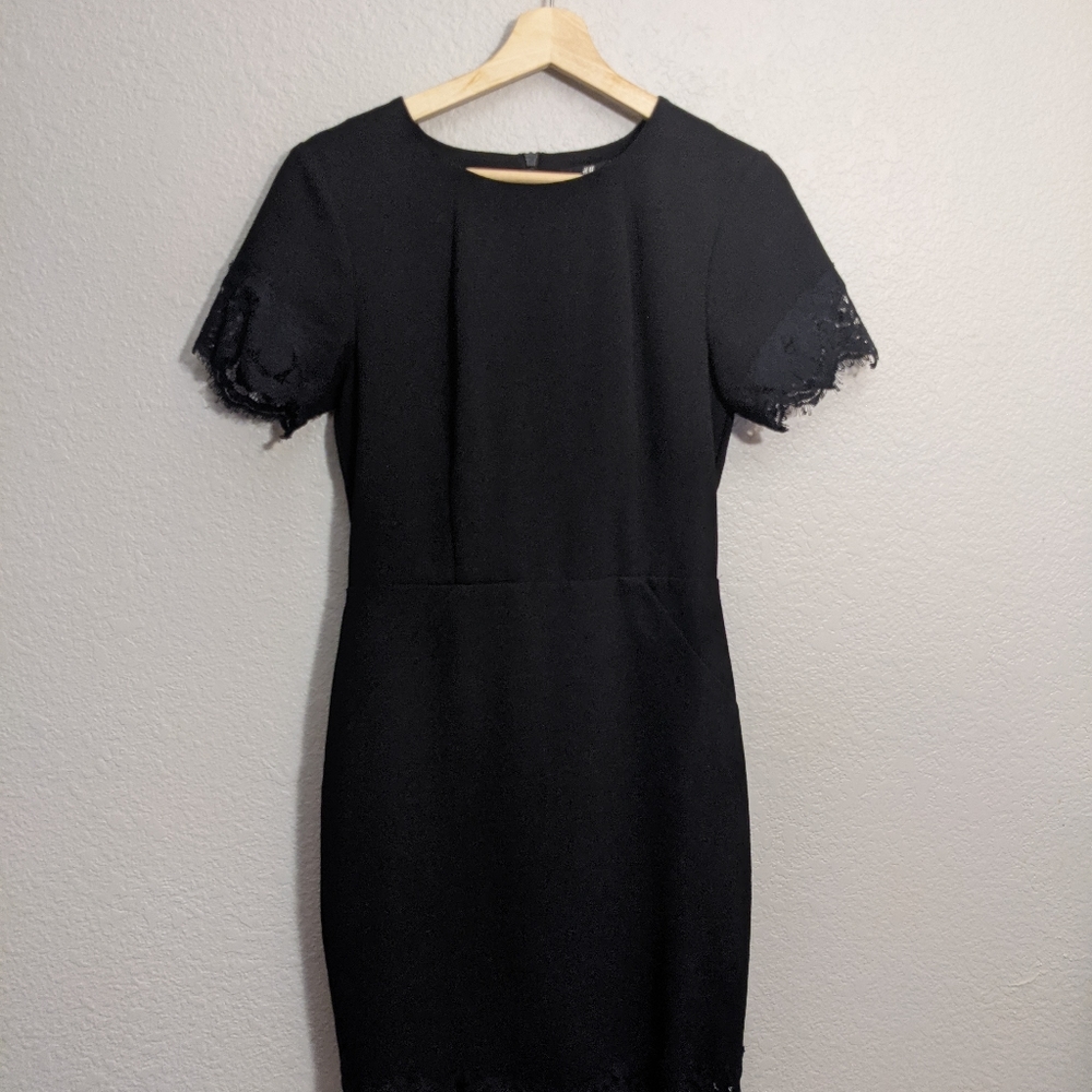 H&M black dress